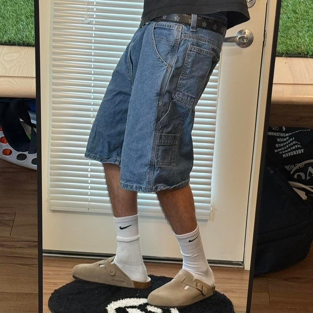 Y2K Faded Glory Baggy Jorts W36